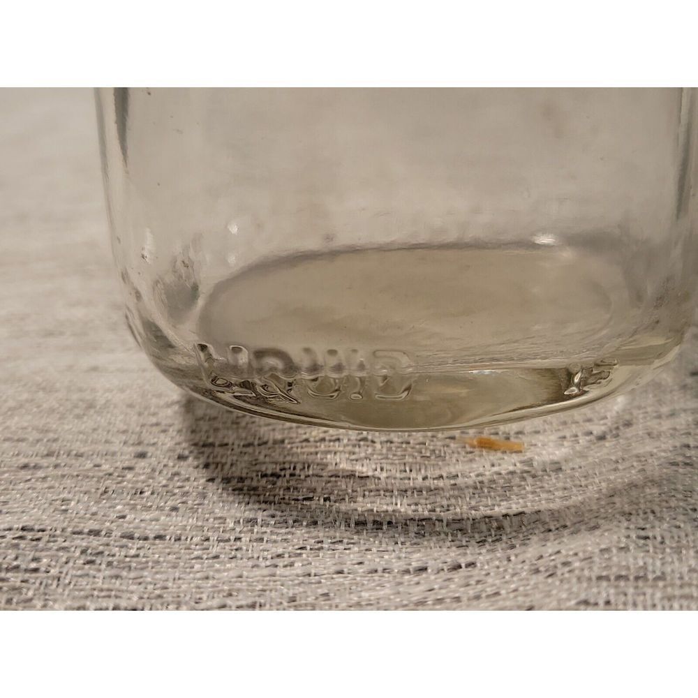 Masons Dairy Duraglas 17 62 Embossed Half Pint Milk Bottle Vintage - Picture 9 of 15